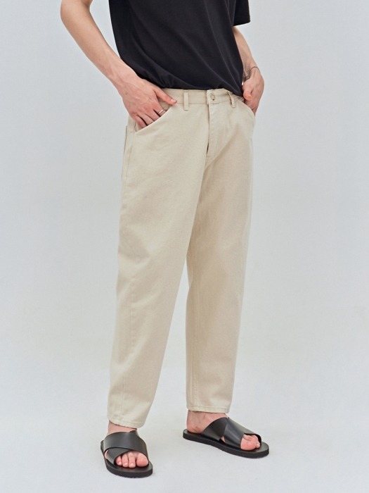 ALL DAY COTTON PANTS_CREAM