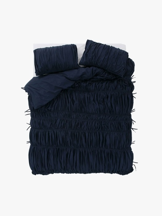 Big waves duvet cover - navy