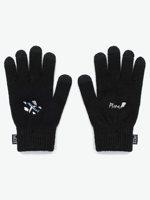 PLANE SMART GLOVES (BLACK)