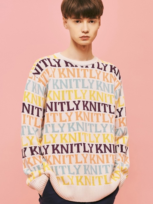 Lettering Sweater_IVORY