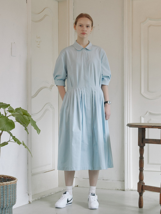 Lola Button Down Shirt Dress_2Color