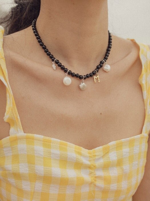 Groovy summer Necklace (Black)