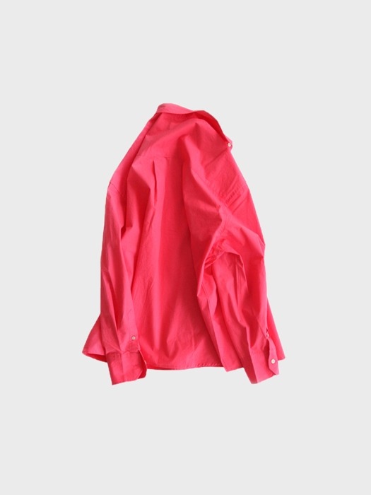 PLASTIC PRODUCT - TAPERED SLEEVE SHIRT (DEEP PINK)