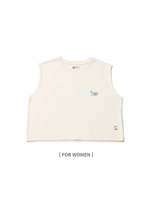 Retro Logo Sleeveless / Ivory