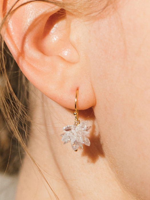 Silver Chandelier Crystal Earrings