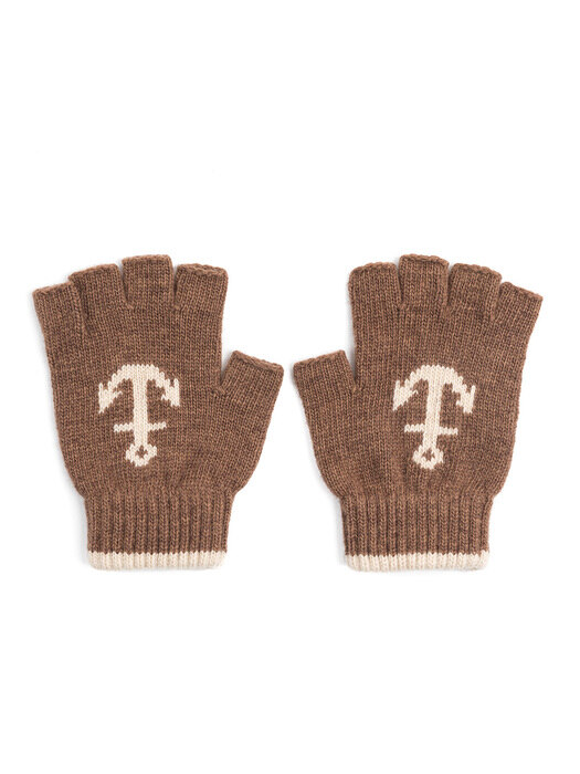 LW ANCHOR FINGERLESS GLOVES (camel)