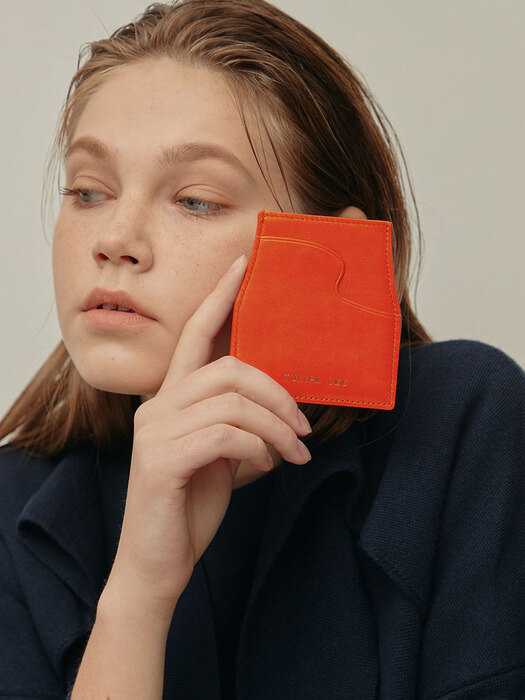 Jaro card holder - orange
