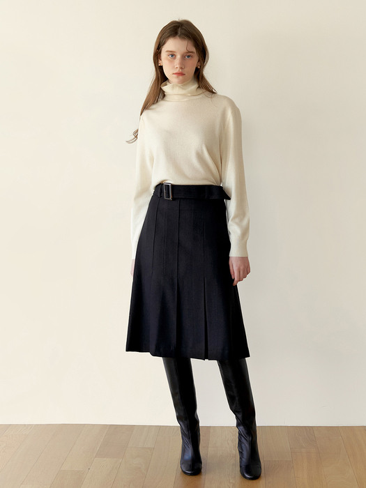 Moon Belt Skirt_Black