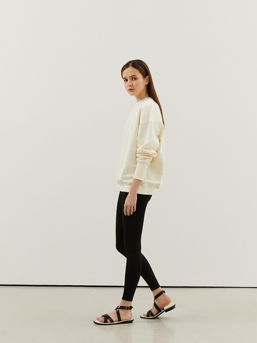 Mono Line Sweatshirts (White)