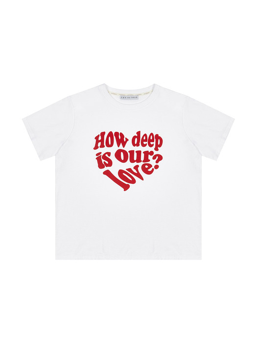 IN LOVE TEE(WHITE)