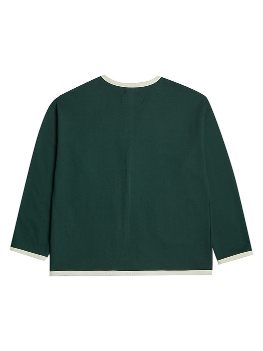 NEW IVY OVERSIZE COTTON CARDIGAN GREEN