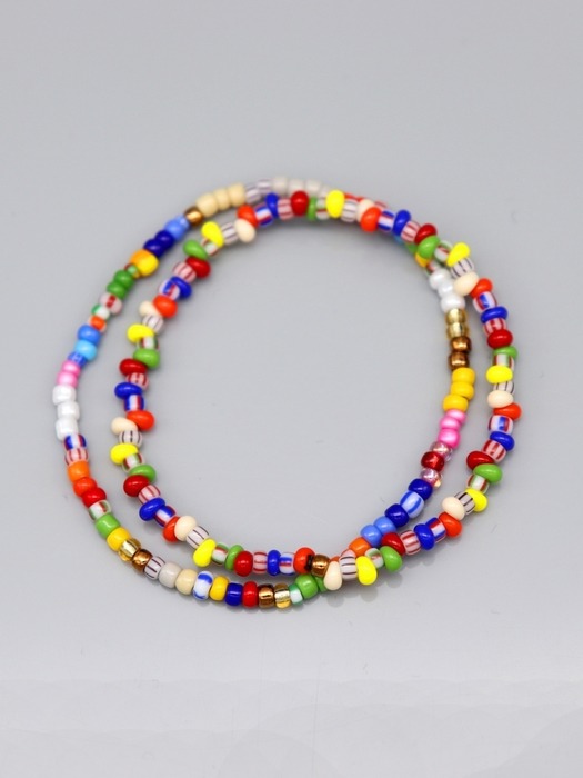 Mix and Match layered candy beads Bracelet 믹스 앤 매치 레이어드 구슬 비즈 팔찌