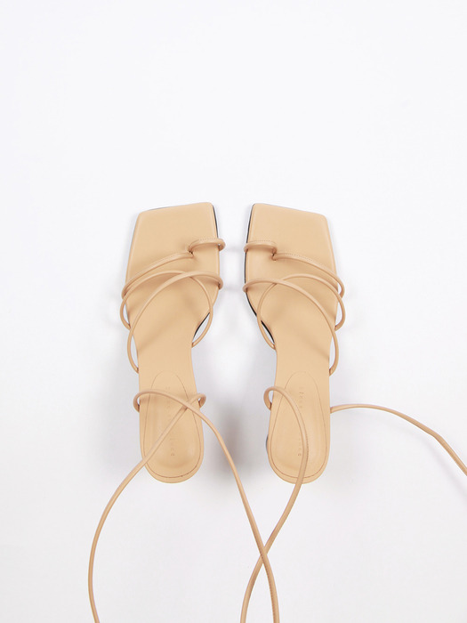 Celina Sandals Leather Beige