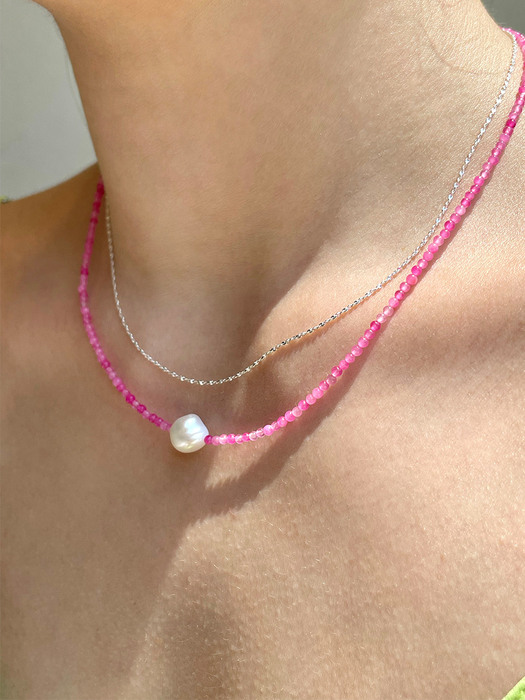 Pink Sea Shell Necklace