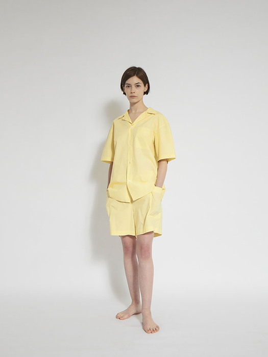 100% Cotton Pajamas for Unisex (Yellow)