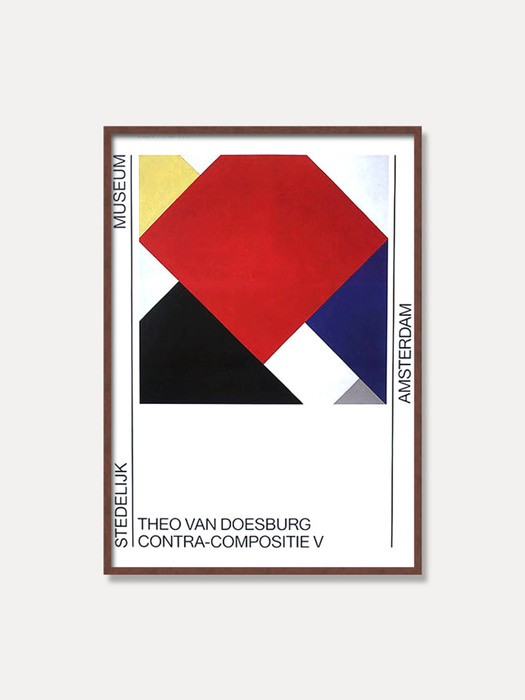 [테오 반 되스버그] Theo van Doesburg ? Contra Compositie(액자포함) 59.5 × 84 cm