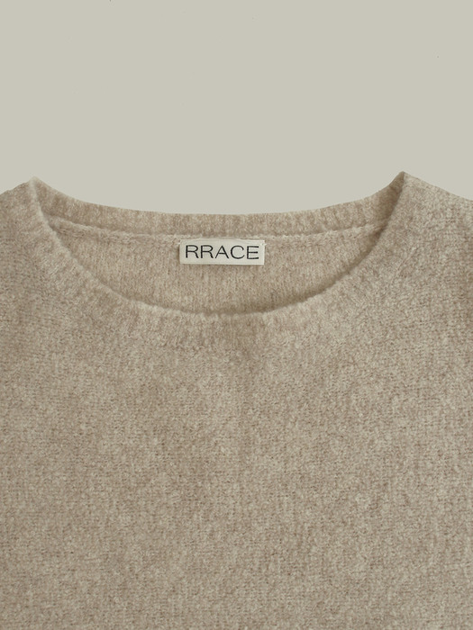 Cashmere Half Sleeved Knit_Oatmeal