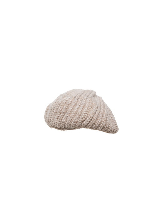 Duck beret ? Knitting beige