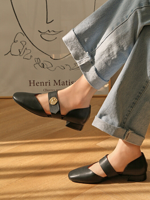 1453 Hernie Maryjane Flat Shoes-5color