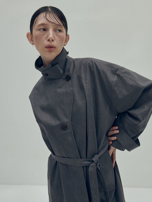 Classic Trench Coat_Charcoal [YC39807_CH]
