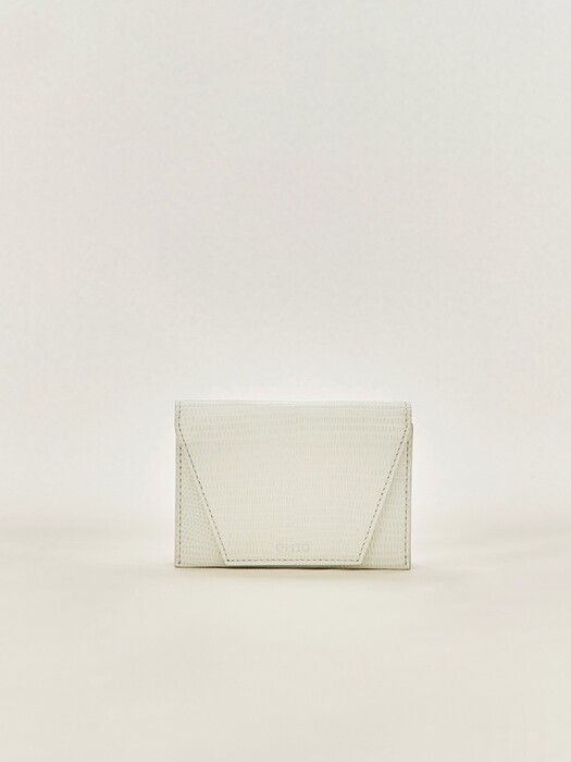 003 Double faced Wallet / bianco