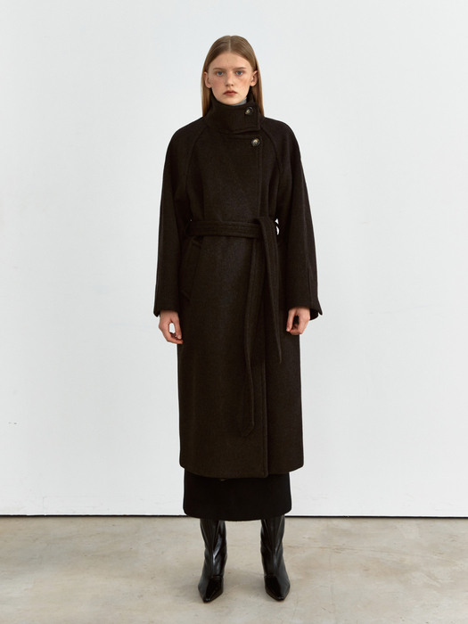 TOW CASHMERE HIGH NECK COAT_2 COLOR