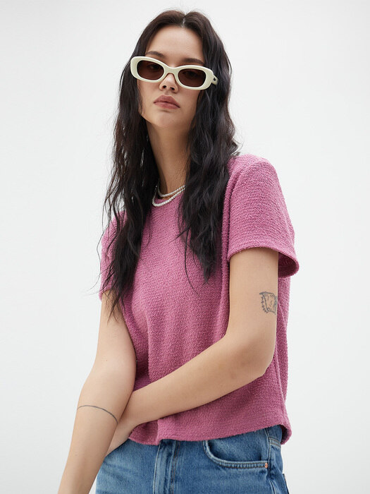 LY TERRY T-SHIRT(PINK)