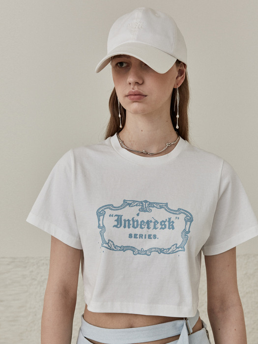 INVERESK Vintage Print T-Shirt_Off White