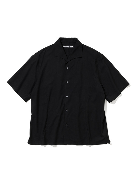 hide pocket s/s shirts black
