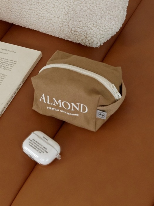 [리퍼브]utility pouch (S) - almond