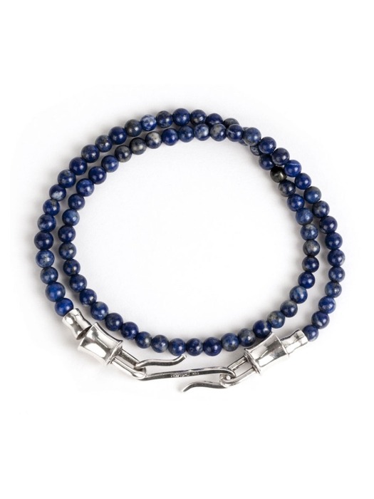 Lock in bracelet(lapis lazuli) 