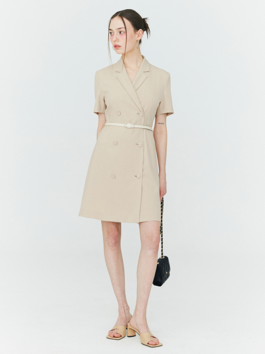 New Claire Jacket Dress [Beige]
