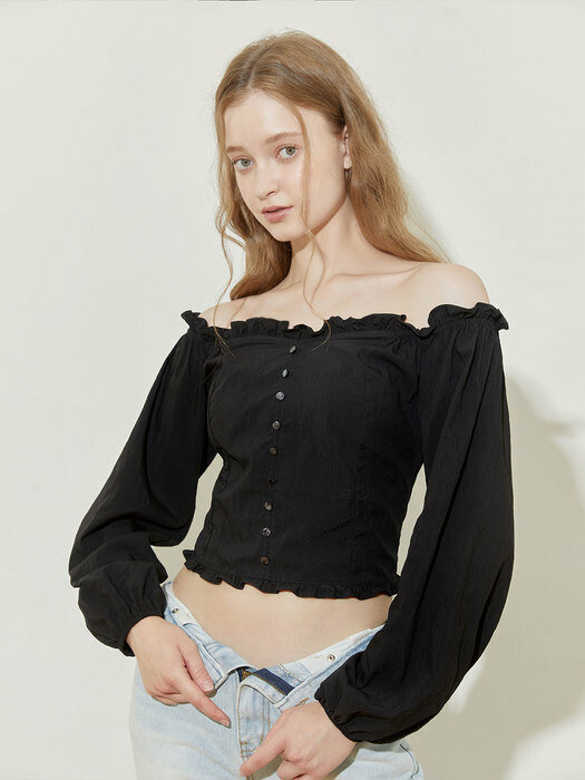 Hailey blouse Black