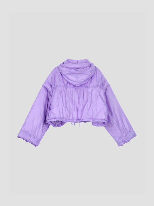 Two-Way Goose Short Jumper - Lilac