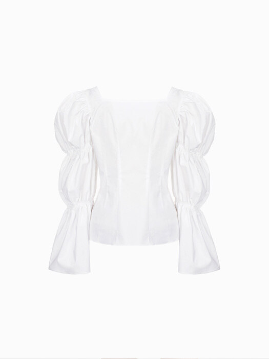 Rosa Puff Blouse (Ivory)