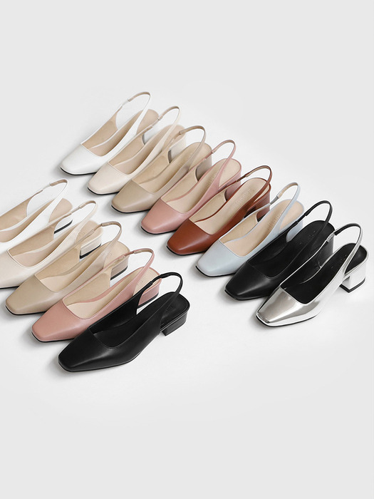 머웬 슬링백 미들힐 (2.5/5cm)