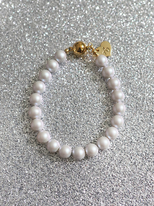 8mm Snow Pearl Bracelet