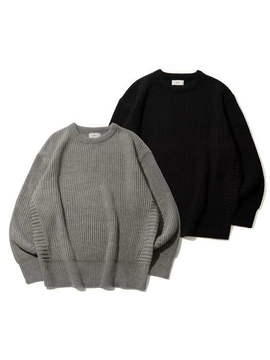 washable all-round knit[7color]
