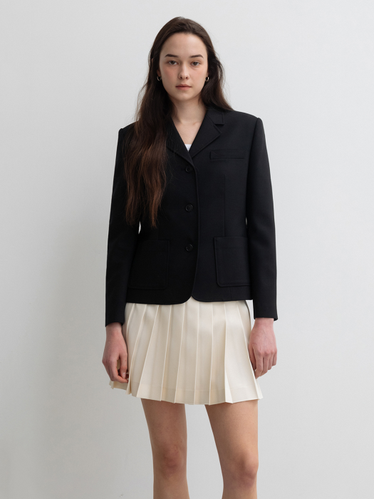 Mini Pleats Skirt Ivory (JWSK3E902IV)