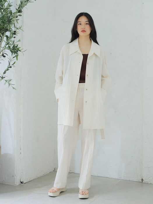 SUMMER RAGLAN COAT / CREAM