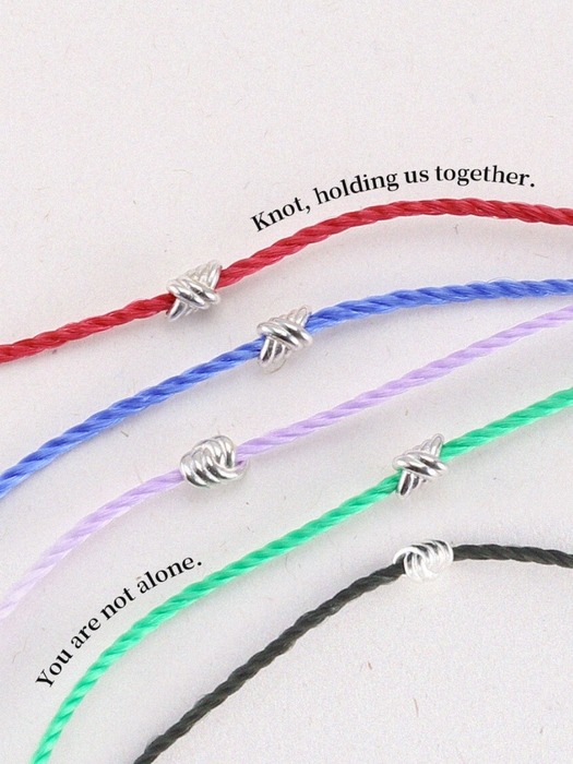 H.U.T Knot Bracelet_5 Colors