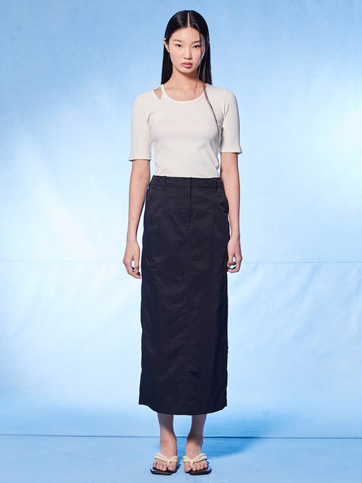 Casual Long Skirt  Black (KE3527M055)