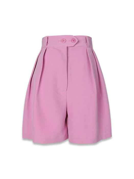 loui pintuck short pants pink