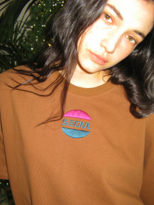 Seoul T-Shirts - Brown (2 Type)