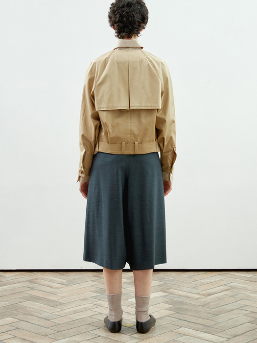 Trench Cropped Jacket