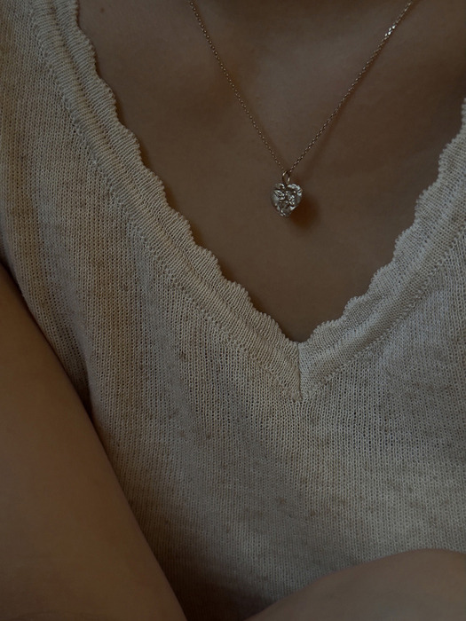 14k Vintage Angel necklace