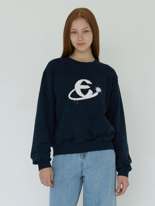 Essential Logo Sweatshirts_Navy