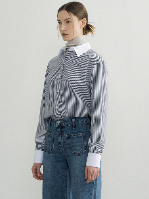 23FW STRIPE COTTON SHIRTS