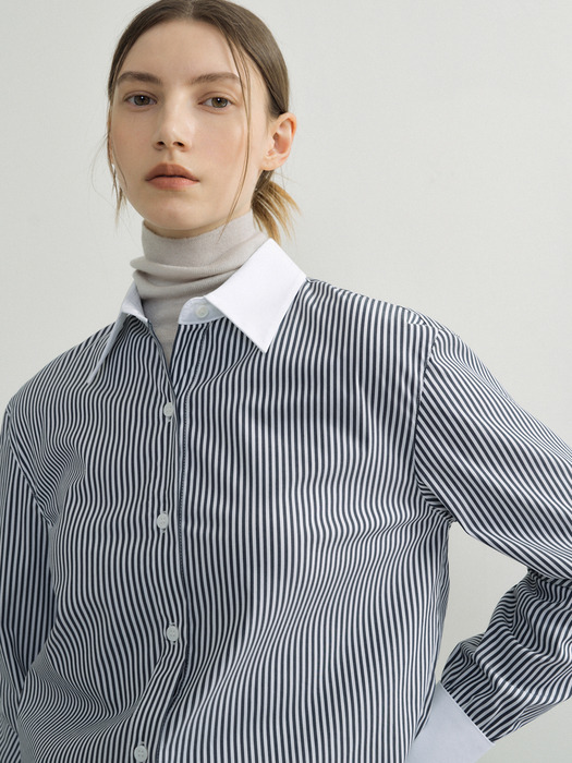 23FW STRIPE COTTON SHIRTS