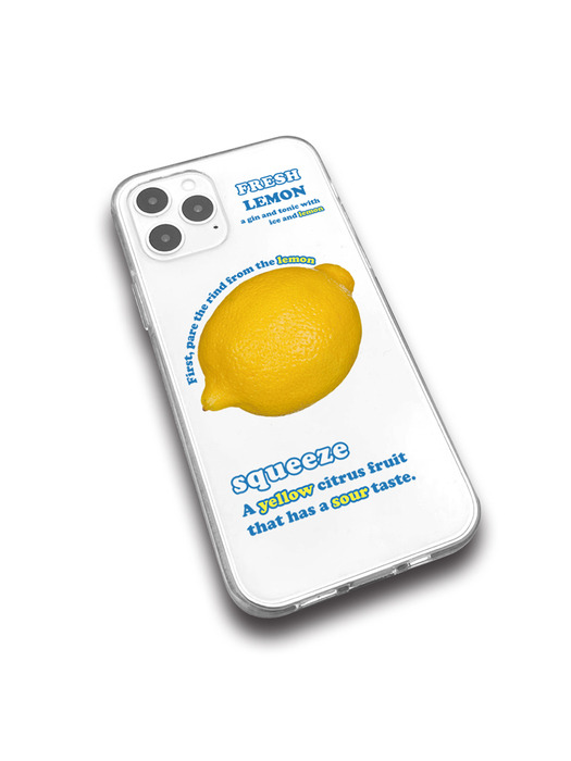 메타버스 젤리클리어 케이스 - 프레시 레몬(Fresh Lemon)